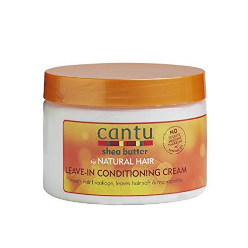 Cantu Leave in Conditioning Cream with Shea Butter for Natural Hair, 12 oz (Packaging May Vary)