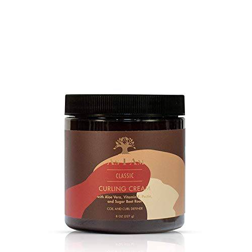 As I Am Curling Creme - 8 ounce (Classic Collection) - Lightweight Curl & Coil Definer - Hi-Definition and Shine