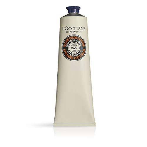 L’Occitane Shea Butter Intensive Foot Balm with 25% Shea Butter and Allantoin for Dry to Very Dry Feet, Net Wt. 5.3 oz.