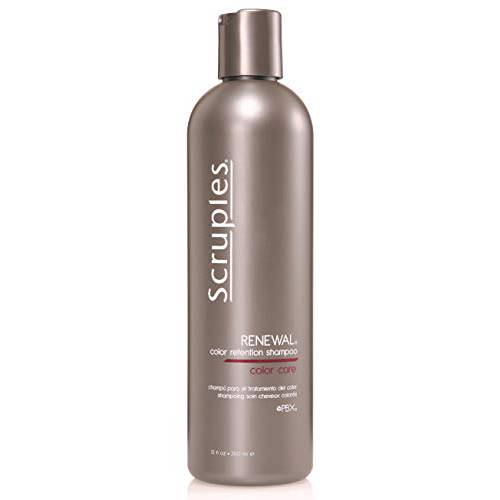 Scruples Renewal Color Retention Shampoo for Color Treated Hair - Safe for All Hair Colors - Prevents Color Fade - For Daily Use by Men & Women
