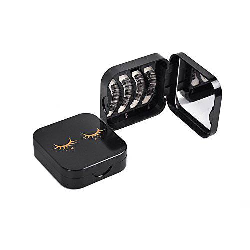 Auch Magnetic Eyelashes Case with Mirror, Magnetic Eyelashes Storage Organizer Holder