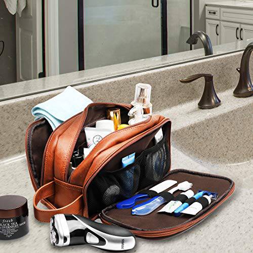 Hanging Travel Toiletry Bag,Large Capacity Cosmetic Travel Toiletry Organizer for Women with 4 Compartments & 1 Sturdy Hook,Perfect for Travel/ Daily Use/ Christmas