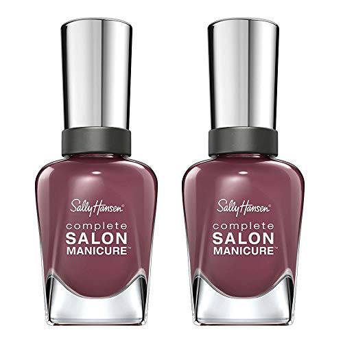 Sally Hansen Complete Salon Manicure Nail Color, Plums The Word, Pack of 2