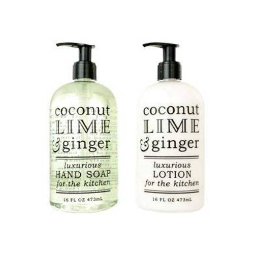 Greenwich Bay Trading Company Kitchen Collection: Coconut Lime & Ginger (Hand Soap & Lotion)