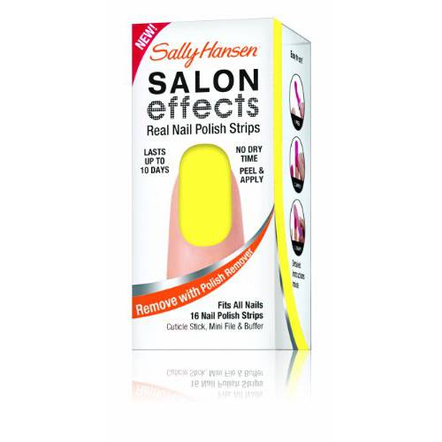 Sally Hansen Salon Effects Real Nail Polish Strips, Bling It On, 16 Count