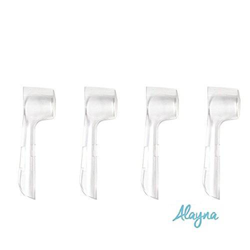 Oral B Compatible Replacement Brush Head Protection Cover Caps- 4 Pk – Keep Your Electric Toothbrush Heads Dust & Germ Free- Great for Travel & Everyday Use- Case Contributes to Sanitary Health