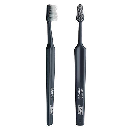 TEPE X-Soft, Soft Bristle Toothbrush,Toothbrush with Tapered Head, Angled Neck for Hard to Reach Areas, Compact, Adult, 1 Pack