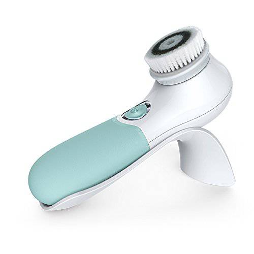 TOUCHBeauty Facial Cleansing Brush with Case, Face Scrubber for Women, Electric Face Brush TB-14838 Green