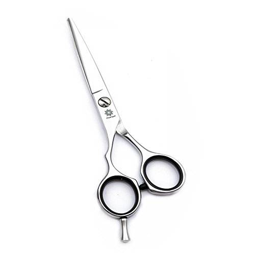 Left handed Hair Scissors Set -6’’ Professional Barber/Salon/Razor Edge Hair Cutting Thinning Shears Kit- Finger Inserts - for Lefty Hairdressers Home Use by Dream Reach (1 Set)