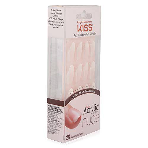 KISS Salon Acrylic Nude 28 Nails (6 PACK, KAN06)