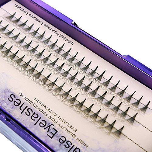 Scala 8-16mm to Choose 60PCS 10Root Thickness 0.07mm C Curl Natural Soft False Eyelash Extension 3D lashes Black lash Deluxe Lashes Fake Eyelashes (12mm)