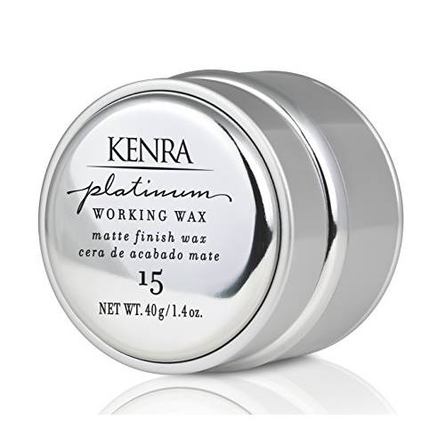 Kenra Platinum Working Wax 15 | Matte Finish Styler | All Hair Types