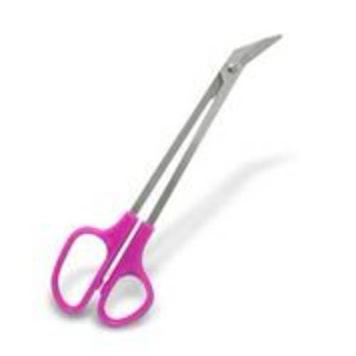 Happy Healthy Smart Finger and Toenail Scissors for Adults & Seniors, Long Stainless Steel 8 1/4 Inch Nail Clippers with Ergonomic Design, Long Handle and Angled Blades Revlon toenail scissors, Purple