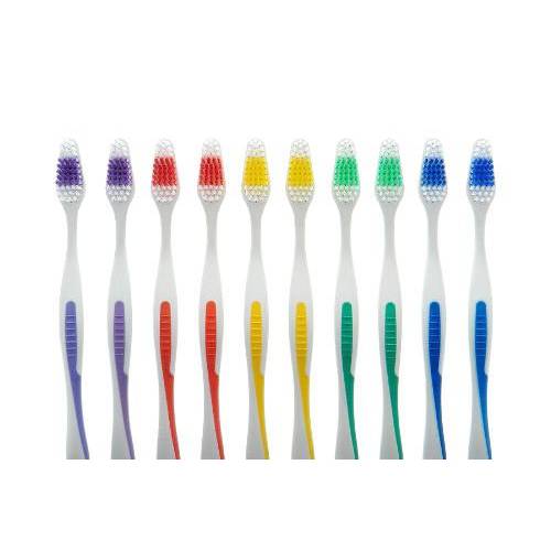 200 Pack Toothbrush Standard Classic Medium Soft Toothbrush Bulk Individually Wrapped