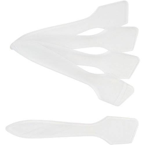 G2PLUS 100 PCS Disposable Makeup Frosted Tip Spatula Cosmetic Spatula for Mixing and Sampling, 3.2’’ x 0.6’’ Facial Stick