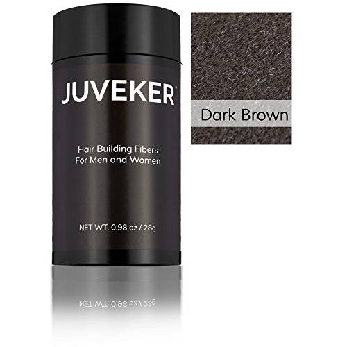 Hair Building Fibers Instantly Conceal Thinning Hair and Bald Spots for Men & Women (Large 28 Grams Bottle) - Undetectable, Washes Away, For All Hair Types, No Animal Byproducts (Dark Brown)