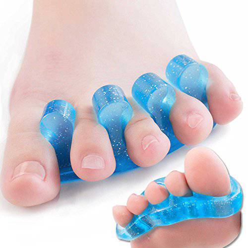 DR JK Original ToePal, Toe Separators and Toe Streightener for Relaxing Toes, BRelief, Hammer Toe and More for Women and Men
