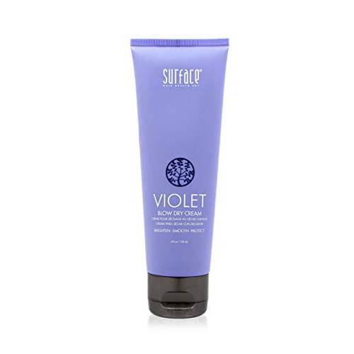 Surface Hair Violet Blow Dry Cream, Brighten, Smooth And Protect From Heat, 4 Fl. Oz.