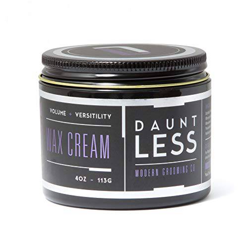 Dauntless Modern Grooming Co. WAX CREAM | Multi-purpose Hair Styling | Medium-Firm Hold | Low Shine | 4 ounces