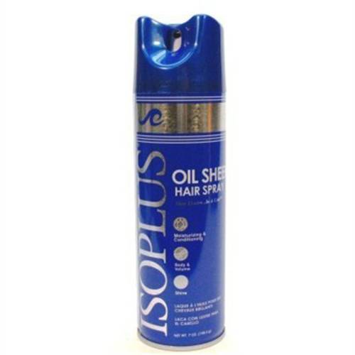 Isoplus Oil Sheen Hairspry 7oz Regular (6 Pack)