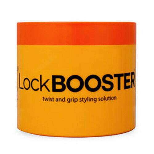 Style Factor Lock Booster Twist and Grip High Shine Conditioning Pomade 10.1 Ounce (ORANGE)