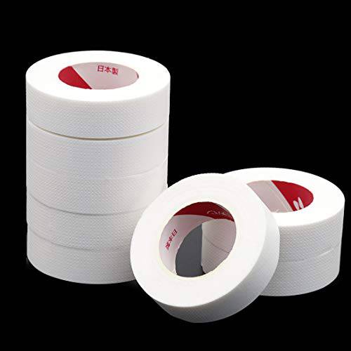 8 Rolls Eyelash Extension Tape Micropore Breathable Medical Lash Extension Tape Lash Pads Under Eye Patches Lint Free for Makeup/Individual/Professional - 1/2’’ x 8 Yards