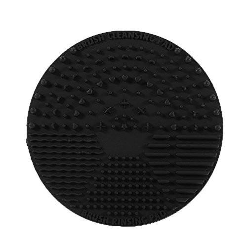 Norate Makeup Brush Cleaner, Brush Cleaning Mat Make up Brush Cleaner Pad Scrubber Tool Cosmetic Silicone Brush Cleaner with Suction Cup for Valentines Day