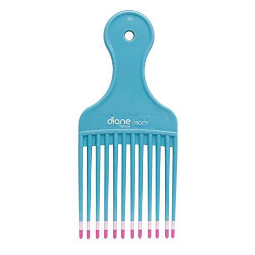 Diane Mebco Fromm Large 6.75 Inch Lift Comb Double Dipped Pik Teal DBC059