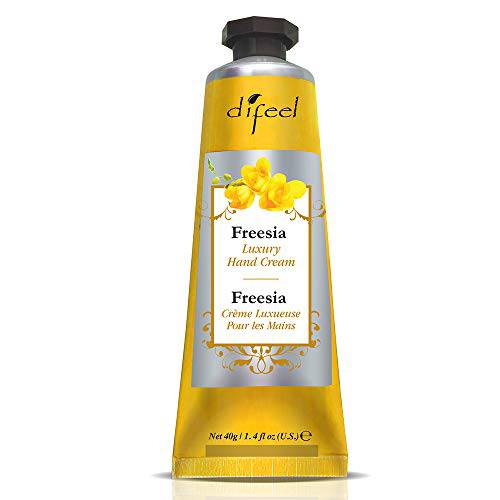 Difeel Ultra Moisturizing Hand Cream with Freesia 100% Pure Natural Oil and Vitamin E 1.4 ounce (6-Pack)