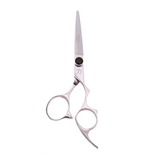 ShearsDirect Japanese Stainless Steel Scissors Offset Ergonomic Handle, 5.5 Inch, 2.2 Ounce