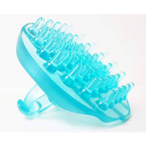 Body & Sole Shampoo and Scalp Toning Brush - Helps Control Dandruff (Aqua Blue) Use to Clean Hair and Scalp, Apply Hair Products, Increase Scalp Circulation