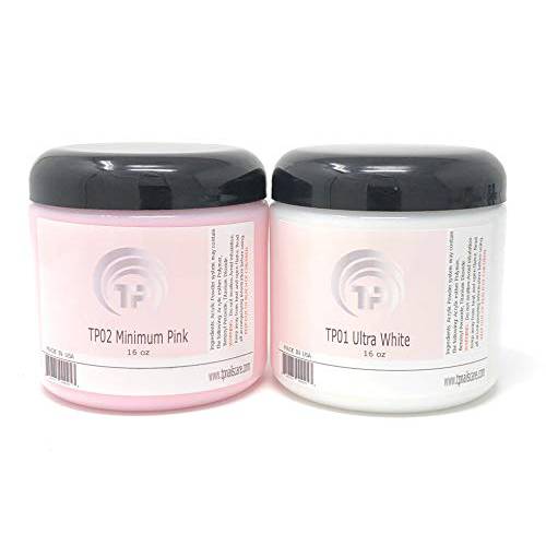 French Manicure Dipping Powder The professional Pink and White Dip Powder Set. (16 oz)