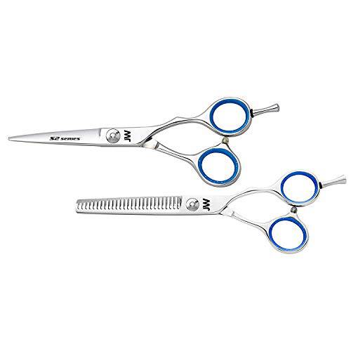 JW Shears S2 Series Shear & Thinner Combo - FREE Case Included (5.0)