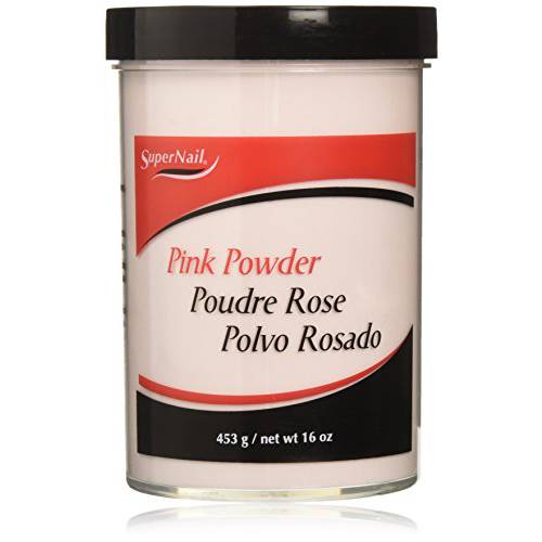 Supernail Nail Powder, Pink, 16 Ounce