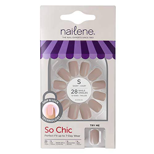 Nailene Nail Couture, Safari, Package of 24 Nails