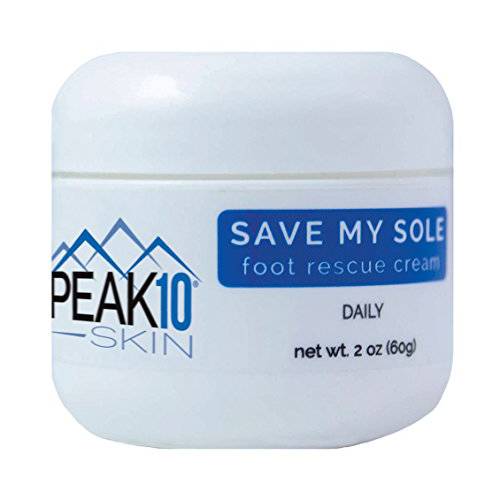 PEAK 10 SKIN - SAVE MY SOLE foot rescue cream 4oz