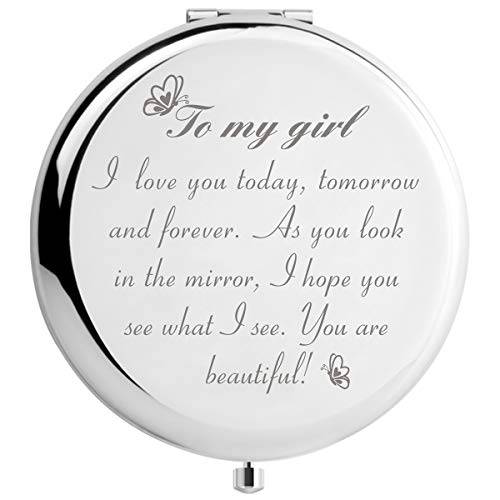 for Wife from Husband, for Her, Birthday Gifts for Women, to My Wife Personal Mirror, Wifey Gift (Beautiful Wife)