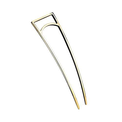 Oribe Geometric Gold Plated Metal Hair Stick