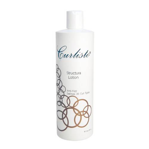 Christo NYC Structura Curl Lotion - Anti Frizz Curl Cream for Styling, Defining, Conditioning & Strengthening - Wavy & Curly Hair Products - Contains Hydrolyzed Soy Protein & Panthenol - 16 fl. oz. Bottle