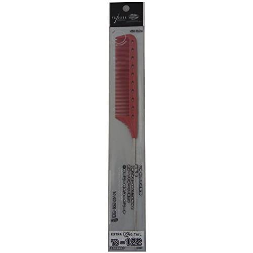 YS Park Comb 122 Extra Long Tail - Red