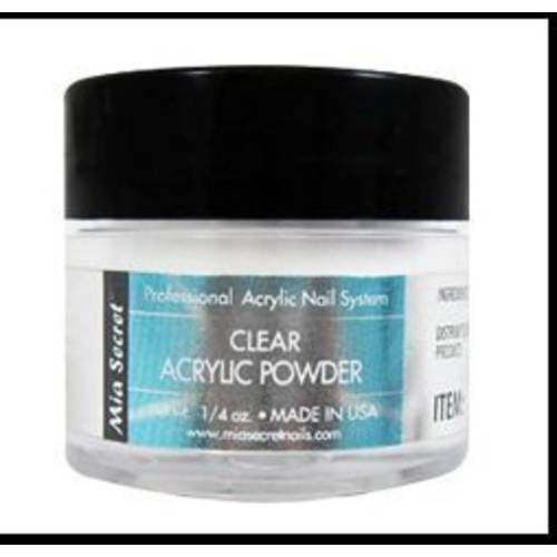 Mia Secret Clear Acrylic Powder (1/4 oz)
