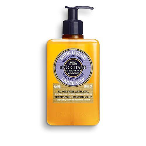 L’Occitane Shea Hand & Body Lavender Liquid Soap 16.90 Fl Oz