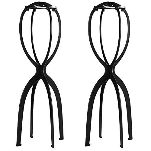 Dreamlover Wig Head Stand, Tall Wigs Stand for Long Wigs, 2 Pack
