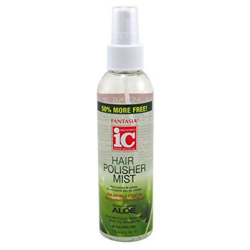 Fantasia Ic Hair Polisher Mist 6 Ounce Pump (177ml) (3 Pack)