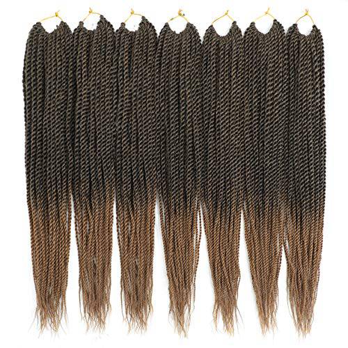 Ailsa 7Packs Crochet Braids Hair Senegalese Twist Hair 30Strands/Pack(18inch,T27)