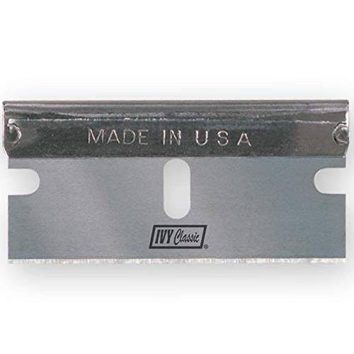 IVY Classic 11182 Single-Edge Razor Blades, USA, 100 Pack