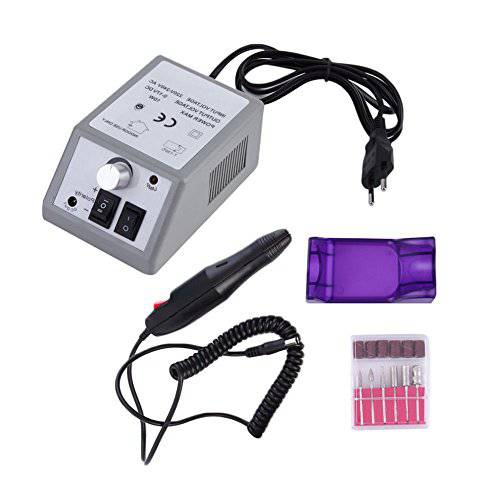 Electric Nail Drill for Acrylic Nails Professional Manicure Pen USB With 6 Pieces Changeable Nail Drill Bits