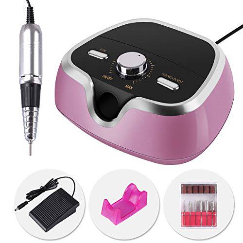 Electric Nail Drill 35000RPM Nail Drill File Nail Drill Machine for Acrylic Gel Nails Manicure Pedicure Polishing Shape Tools Christmas Gifts for Women Girls