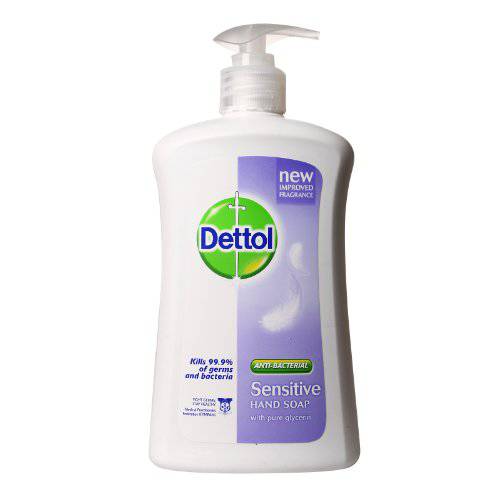 Dettol Liquid Hand Wash Perfect Balance Between Sensitive Soft Hands and Personal Hygiene (Sensitive) (250 Ml 8 Fl Oz )