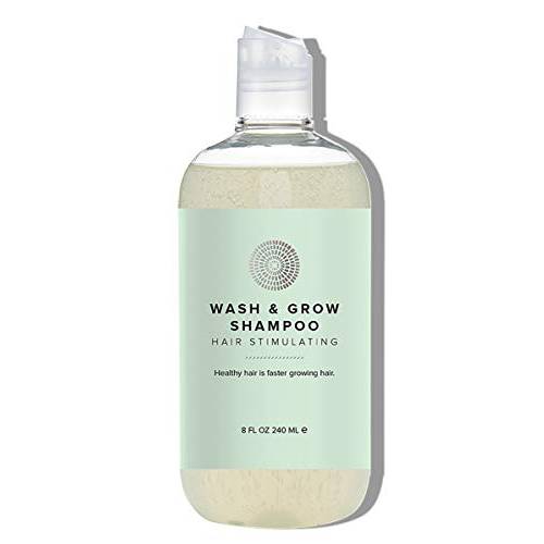 Hairprint - Natural Wash + Grow Hair Stimulating Shampoo | Clean, Non-Toxic Haircare (8 fl oz | 240 ml)